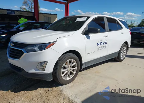 2020 Chevrolet Equinox Fwd Ls из США, поврежденный, VIN 3GNAXHEV2LS553711